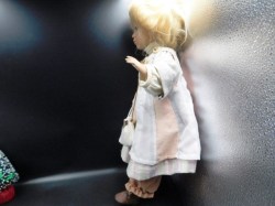 blonde 22 in berger doll side